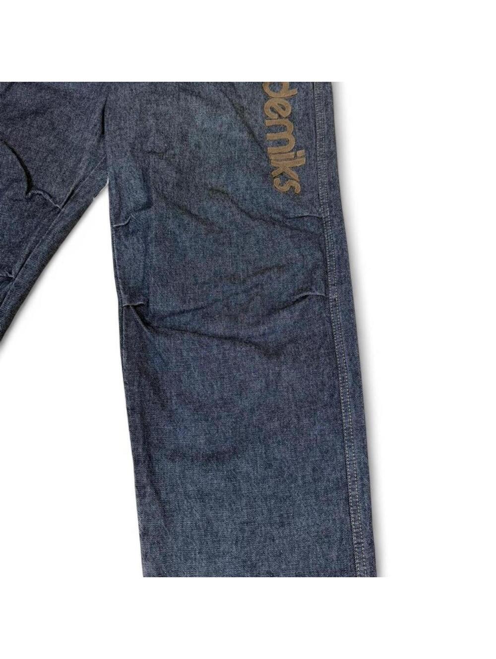 Akademiks y2k style denim jeans with unique style - Picture 4 of 8